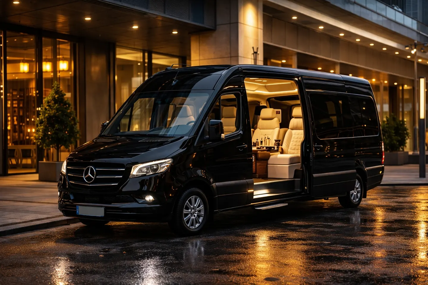 Mercedes Sprinter VIP havalimanı grup transferi