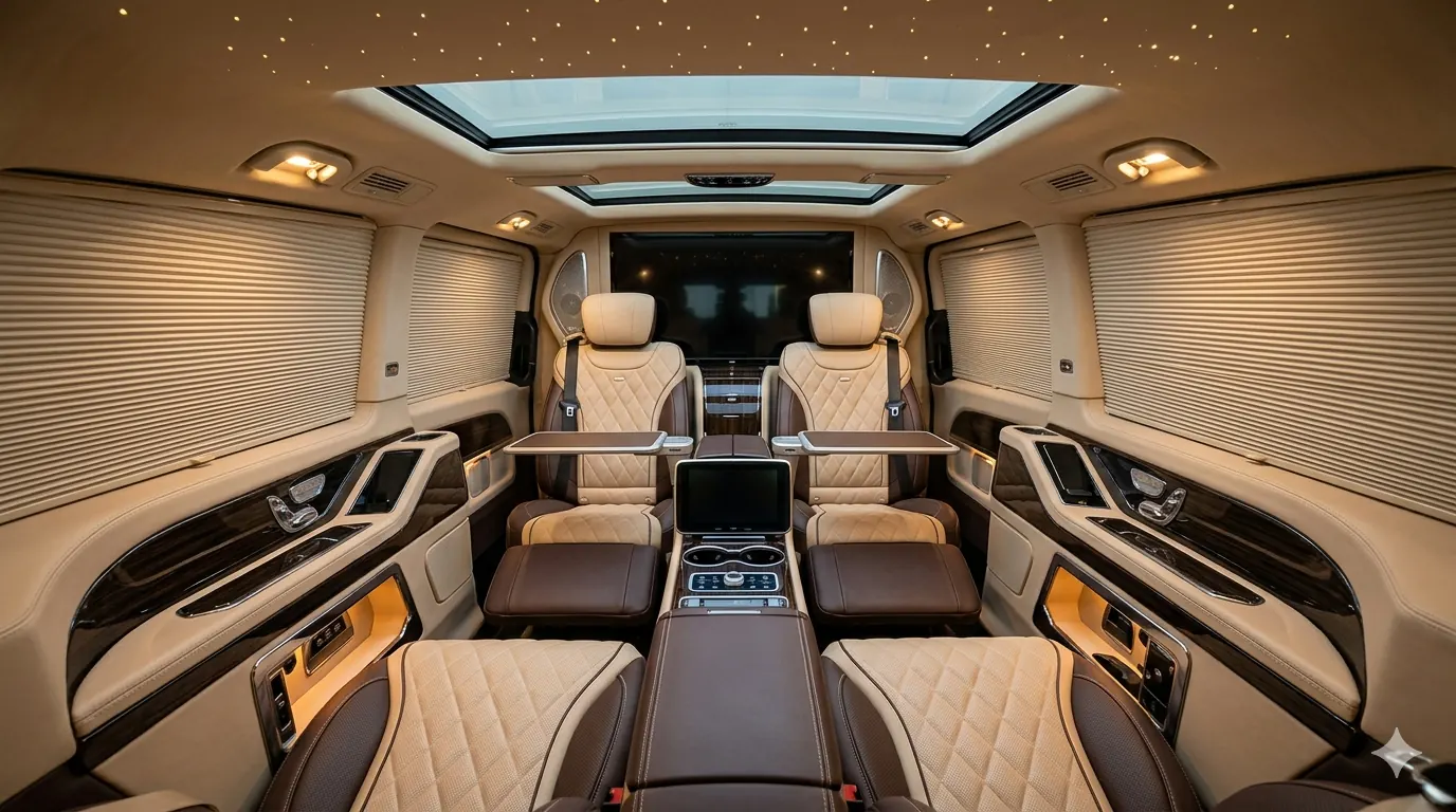 Mercedes Vito VIP iç mekan